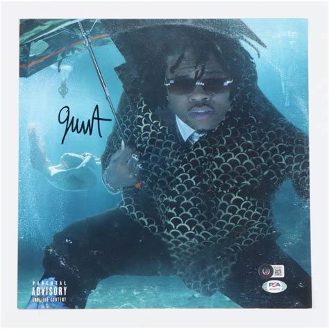 Gunna Signed 12x12 Drip Or Drown 2 Album Cover PSA Beckett