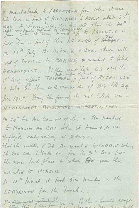 Letter 3 First World War Poetry Digital Archive