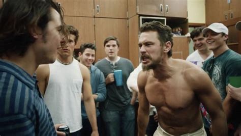 Shirtless James Franco Asks Pledge To Punch Him In New Clip From Frat Hazing Film Goat Watch