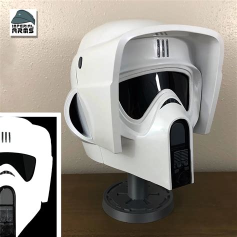 Scout Trooper Imperial Biker Star Wars V4 Helmet Custom Replica Prop