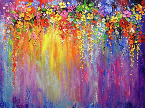 Symphony Of Flowers Painting By Olha Darchuk Pixels