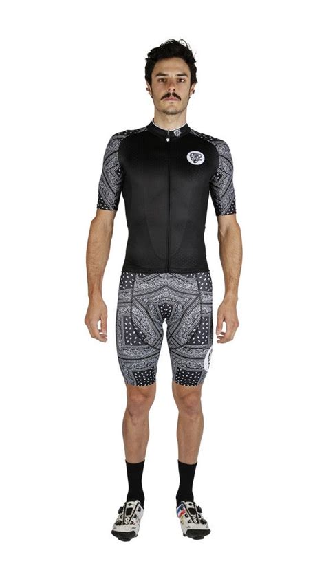 Season 5 Paisley Black Cycling Kit By Attaquer Cycling Outfit