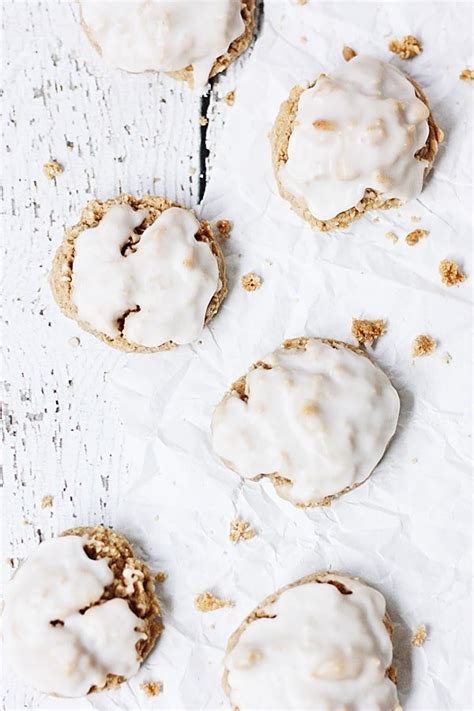 Easy Iced Spice Cookies Half Scratched