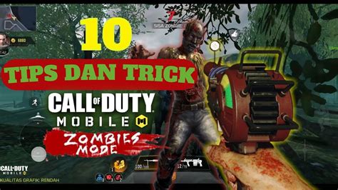 10 Tips Dan Trik Cod Mobile Zombie Mode Codm Tips And Trick Youtube