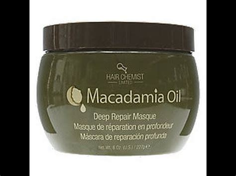 It provides unparalleled moisturizing for dry, brittle and damaged hair, combined with tremendous shine. Macadamia Oil Deep Repair Masque Hair Chemist Limited ...