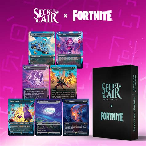 Magic Mixes It Up With Fortnite In The Secret Lair Magic The Gathering