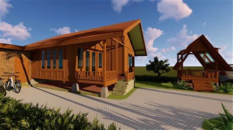 Kayu menjadi bahan utama bangunan untuk sejarah malaysia; Desain Rumah Kayu Minimalis Modern 2020 - YouTube