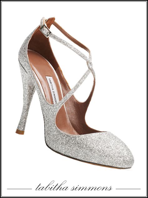 Sparkly Silver Closed Toe Bridal Heels