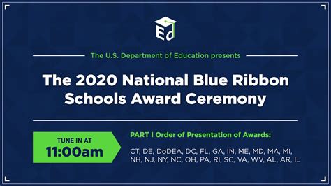 National Blue Ribbon Schools Awards Eastern Region Youtube