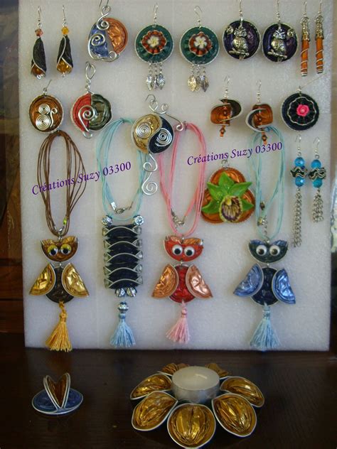 Foncé forme petite fleur et perle noire réalisé par mes soins avec : Bijoux Capsules nespresso - Album photos - les patouilles ...