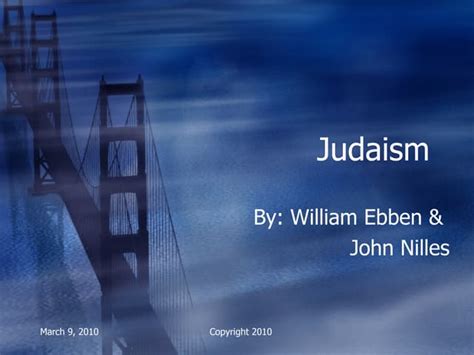 An Introduction To Judaism Ks3