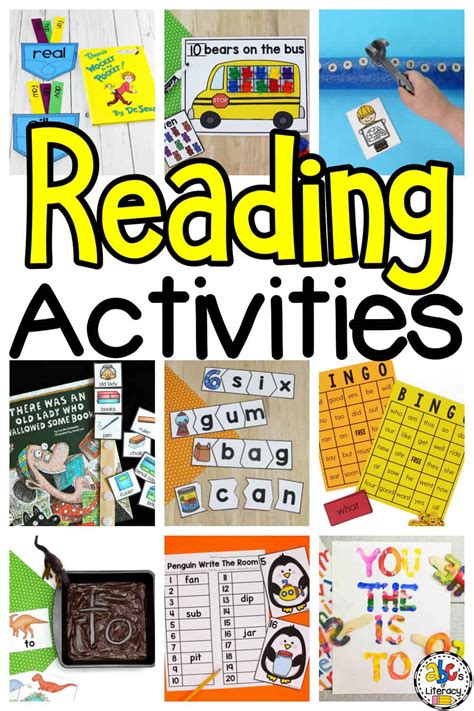 Reading Activities Phonics Activities Sight Words Activities And More