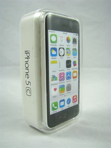 Apple Iphone 5c 8gb White Unlocked Mgf02lla Atandt Brand New Factory