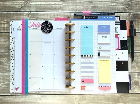 Mambi Blog Hop Mambi Happy Planner Layout Happy Planner Layout