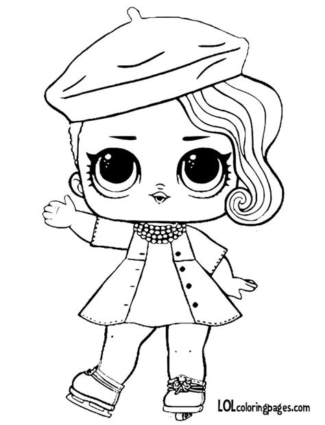 Posh Lol Doll Coloring Page Coloring Home