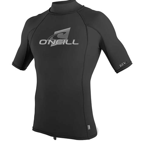 Oneill Skins Turtleneck Mens Rash Vest Uv 50 Sun Protection