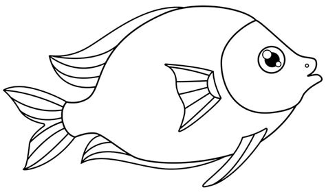 Imagem De Peixe Para Desenhar