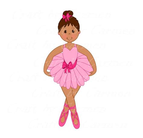 Ballerina Clip Artballet Digital Art Dancer Scrapbook Etsy