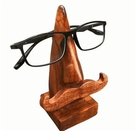 Handmade Wooden Nose Shaped Spectacle Specs Eyeglass Holder Stand At Best Price In Navi Mumbai