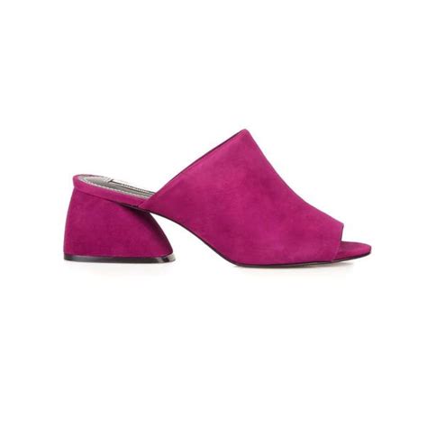 topshop pink suede mules suede mules heeled mules shoe trend backless loafers boot bag pink