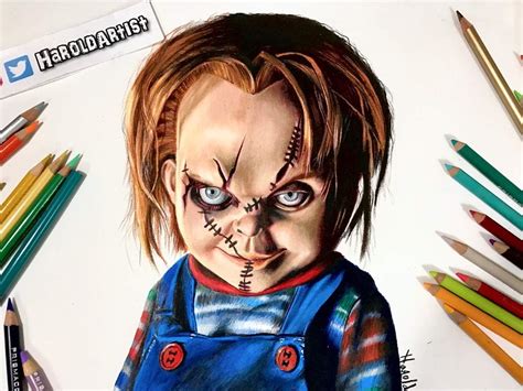 Nica está destrozada tras el terrible suicidio de su madre. Dibujo de Chucky El muñeco diabolico | •Arte Amino• Amino