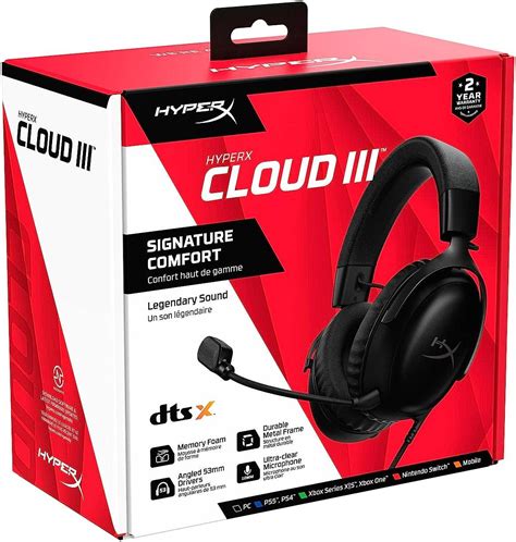 Hyperx Cloud Iii Wired Gaming Headset For Pc Ps Xbox Series