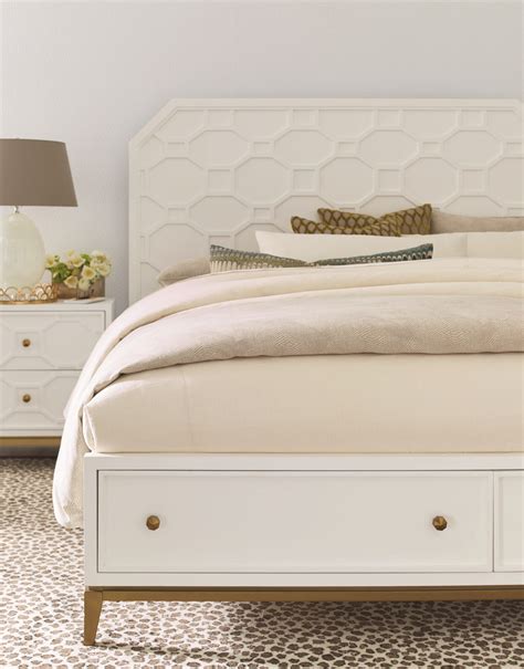 Modern White And Gold Bedroom Arrow Furniture