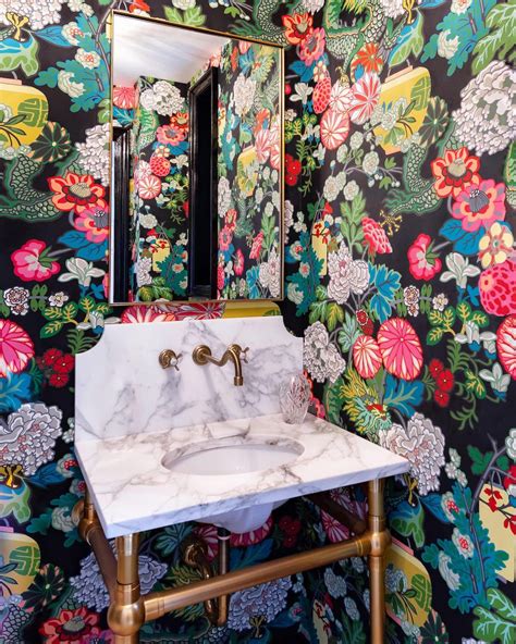 13 Bathroom Wallpaper Ideas Thatll Inspire You To Go Bright And Bold