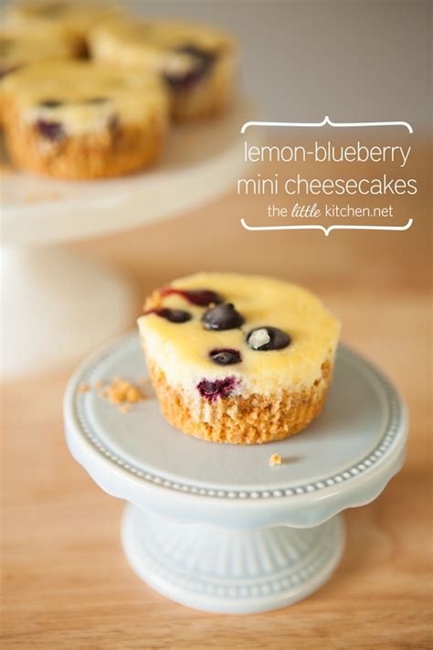 Lemon Blueberry Mini Cheesecakes Recipe