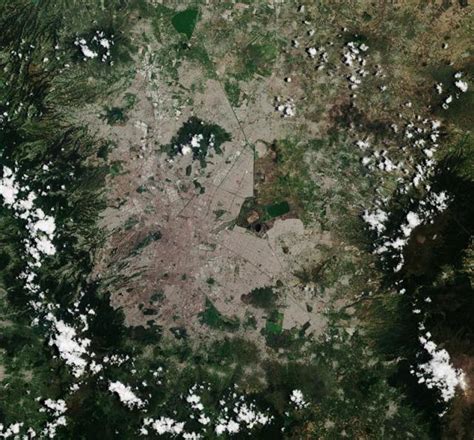 La Esa Difunde La última Foto Satelital De La Ciudad De México