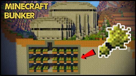 How To Make A Bunker In Minecraft Youtube
