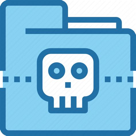 Crime File Folder Hack Security Skull Icon Download On Iconfinder