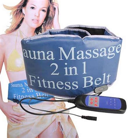 Sauna Massage 2 In 1 Fitness Belt Men Women Slimming Bandage Heat