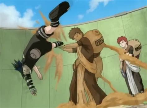 Sasuke Vs Gaara 1 Kampf Narutopedia Naruto Naruto Shippuuden