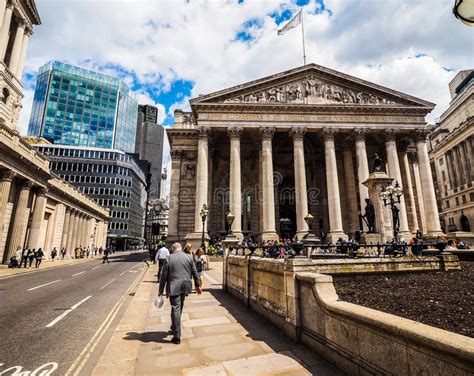 Royal Stock Exchange In London Hdr Editorial Stock Image Image Of