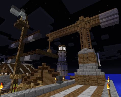 My Dry Dock With Boat Minecraft