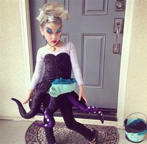 Видео diy ursula halloween costume канала dinah wulf. URSULA child costume DIY Homemade Disney Villians little girls | Diy costumes kids, Ursula ...