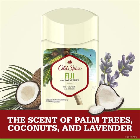 Old Spice Antiperspirant And Deodorant For Men Fiji With Palm Tree Scent