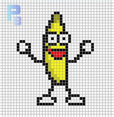 Banana Pixel Art Dibujos