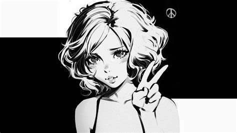 Black And White Drawing Anime Ücretsiz Indirin Anime Black And White