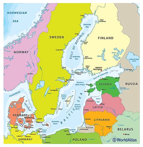 Baltic Area Map