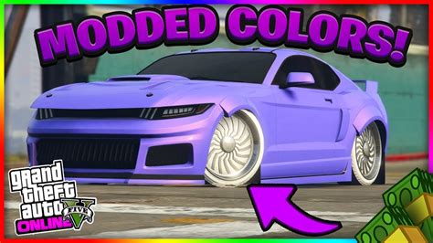 Top 5 Best Modded Crew Colors In Gta 5 Online Rare And Neon Colors Youtube