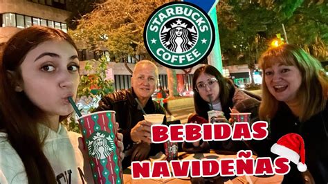 Probando Todas Las Bebidas De Starbucks De Navidad En Familia 🎄 Vlogmas 🎅🏼 Silvia Sánchez