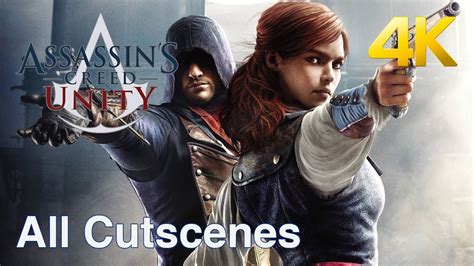 K Assassin S Creed Unity All Cutscenes Movie Ps Pro Youtube