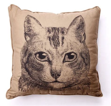 Decorative Cat Pillow By Zelenika On Etsy 2000 Cat Pillow Pillows