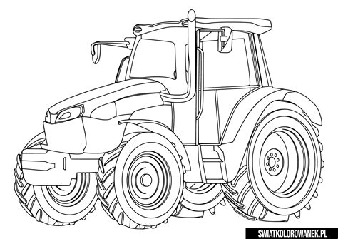 Traktory Kolorowanki Do Wydruku Latwa Kolorowanka Traktor E