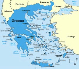Image result for maps of greece and islands