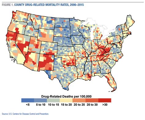 Drug Overdose Rates Are Highest In Places With The Most Economic And