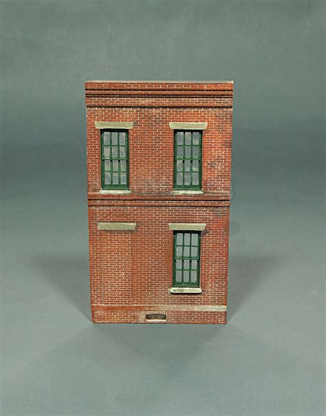 Miniature Gotham Building Front Bricked Up Door From Batman Begins