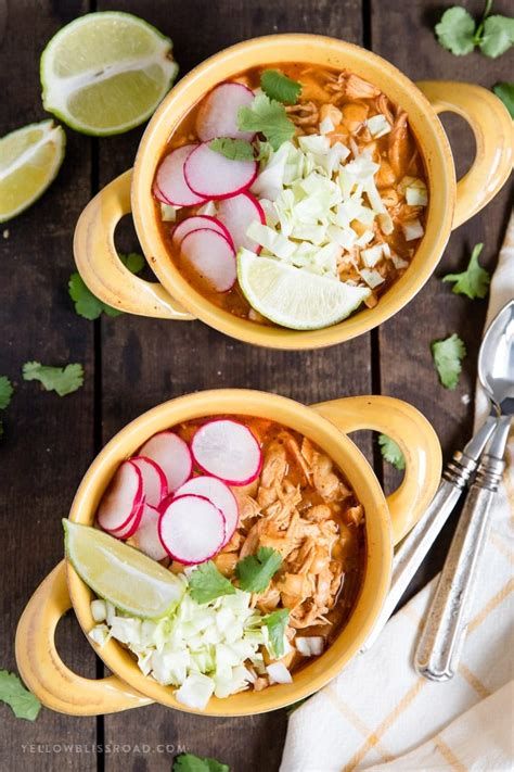 Pozole Rojo With Chicken Quick And Easy 30 Minute Recipe